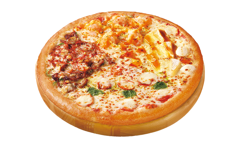 最強の人気ピザ「ラバーズ４」